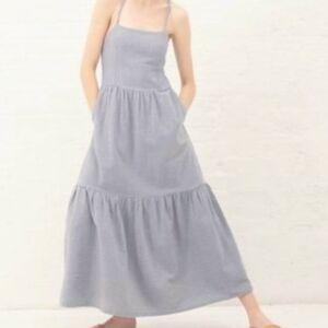 Ace and Jig Dusty Tiered Dress Rockaway Blue